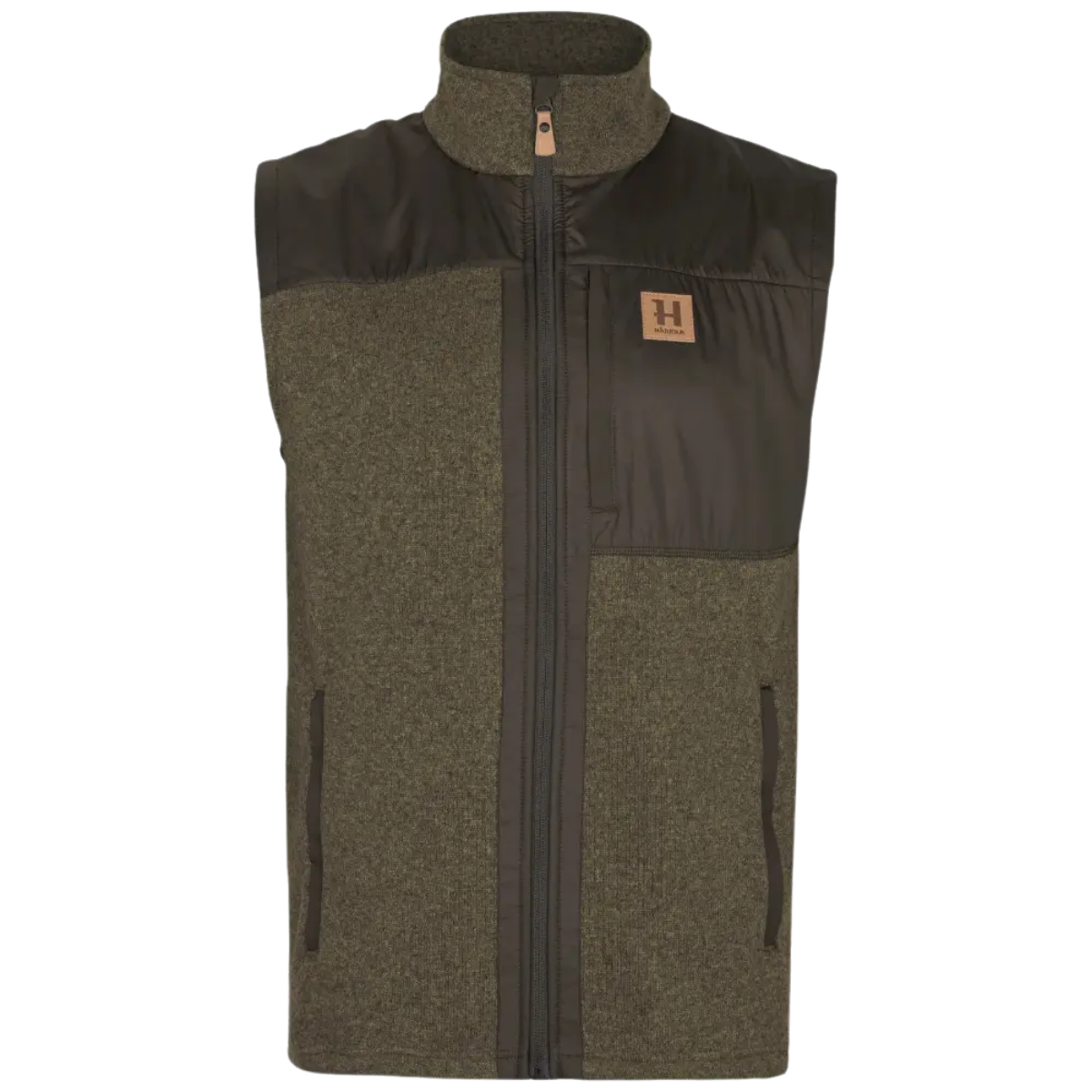 Härkila Kalix Fleecevärst Willow Green/Shadow Brown