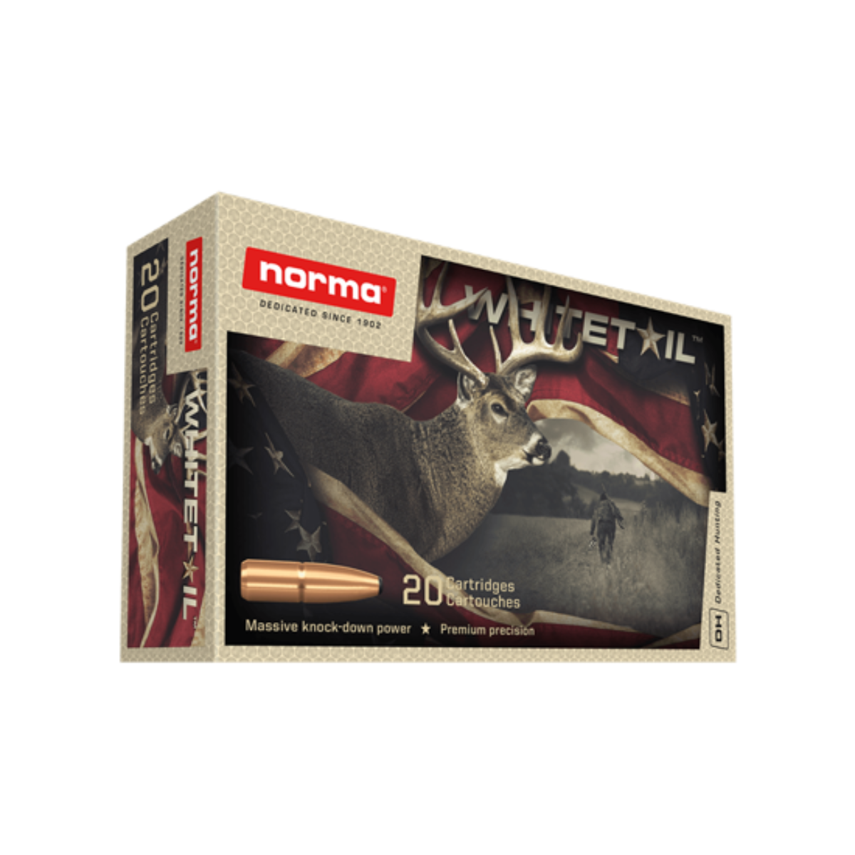 Norma 8X57JS 12,7g Whitetail