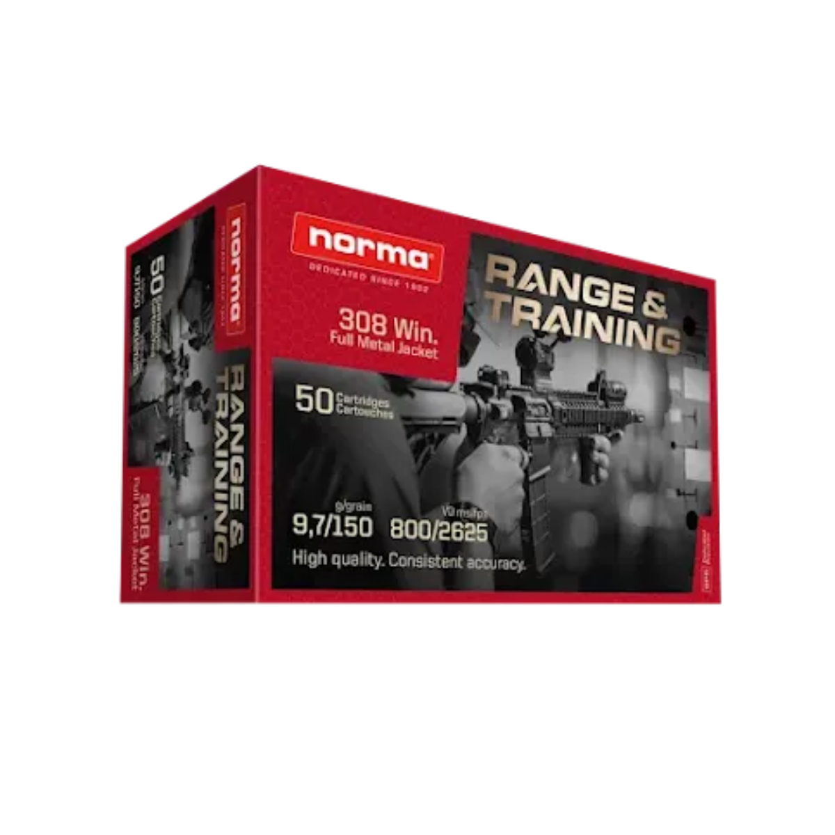 Norma Range and Training 308 Win 9,7g FMJ 1000st