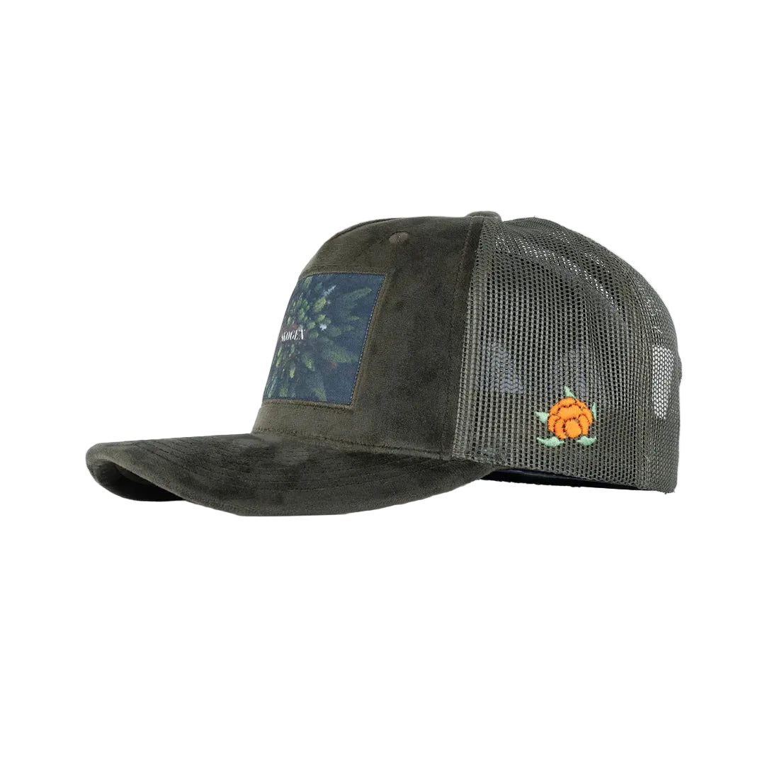 Great Norrland Mountains Trucker Keps Velvet Olive