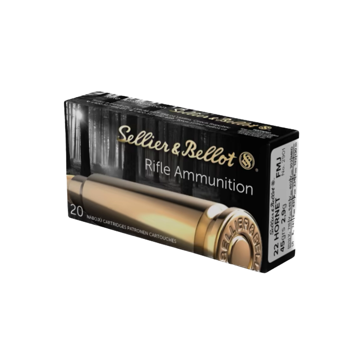 Sellier & Bellot 22 Hornet FMJ