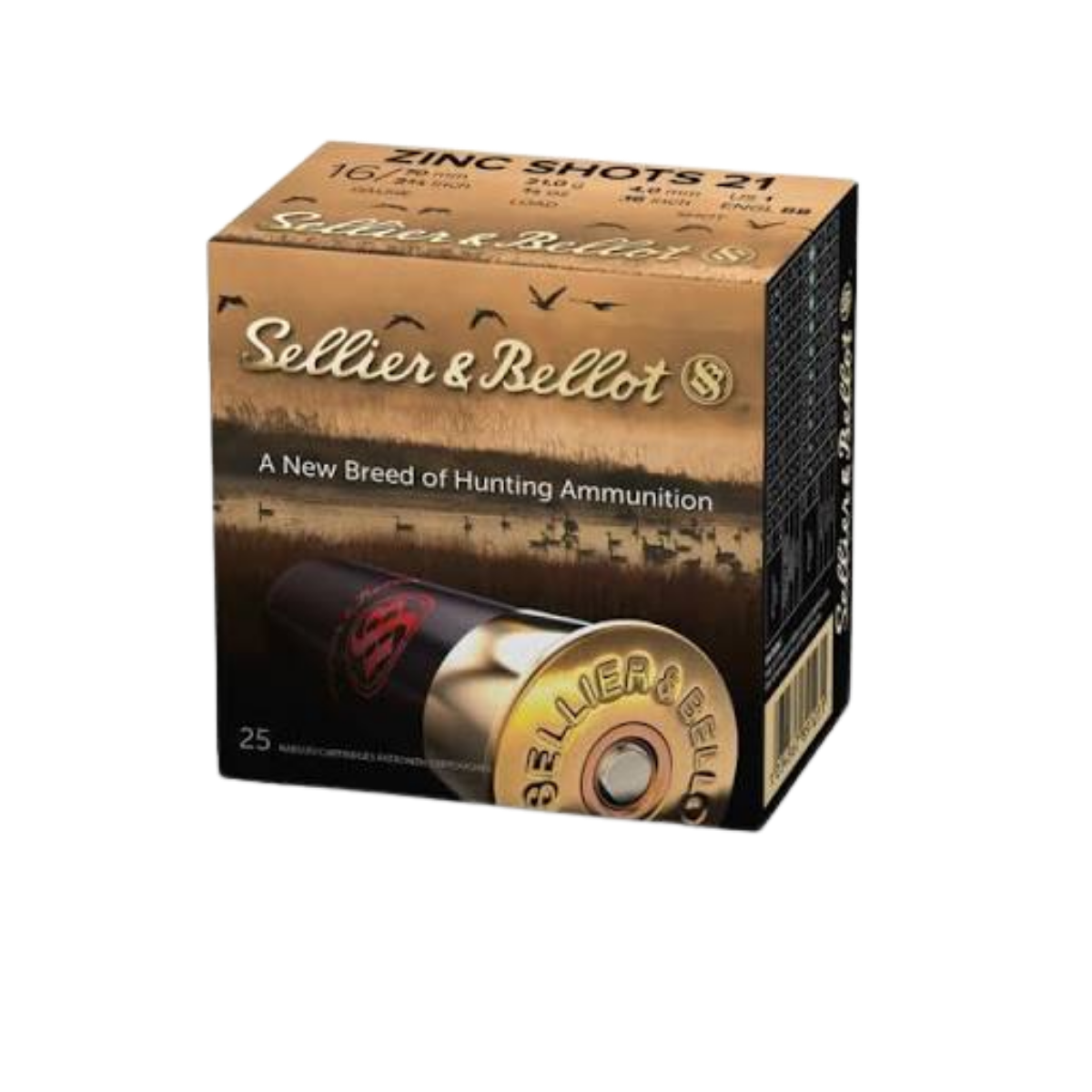 Sellier & Bellot Zinc Shots 16/70 21g US3 25 st