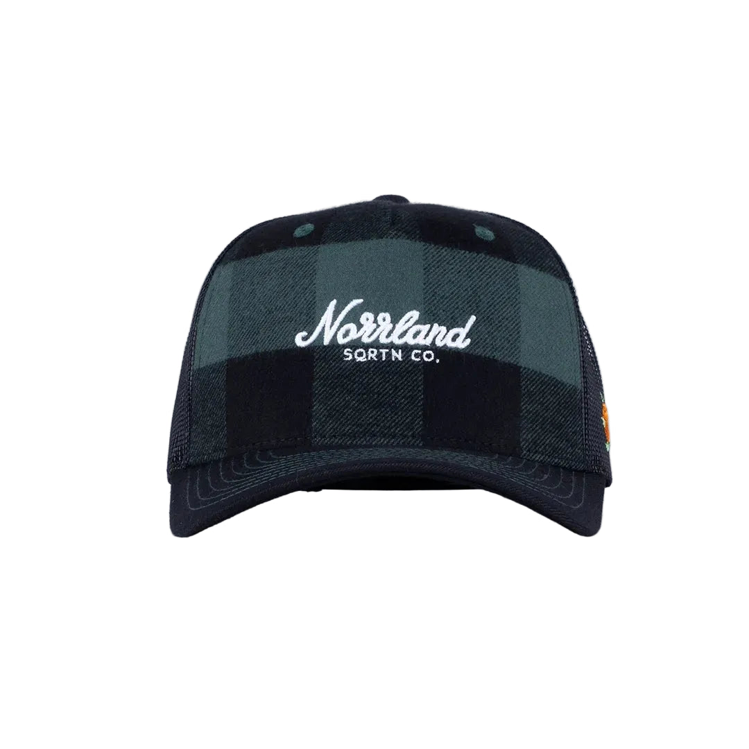 Great Norrland TGN Script Trucker Cap Lumberjack Olive