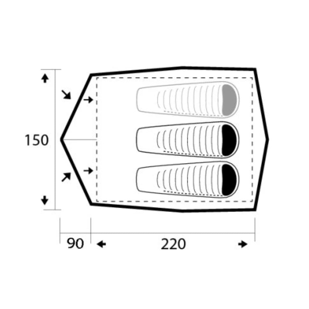 Trimm Tält Comet 3p