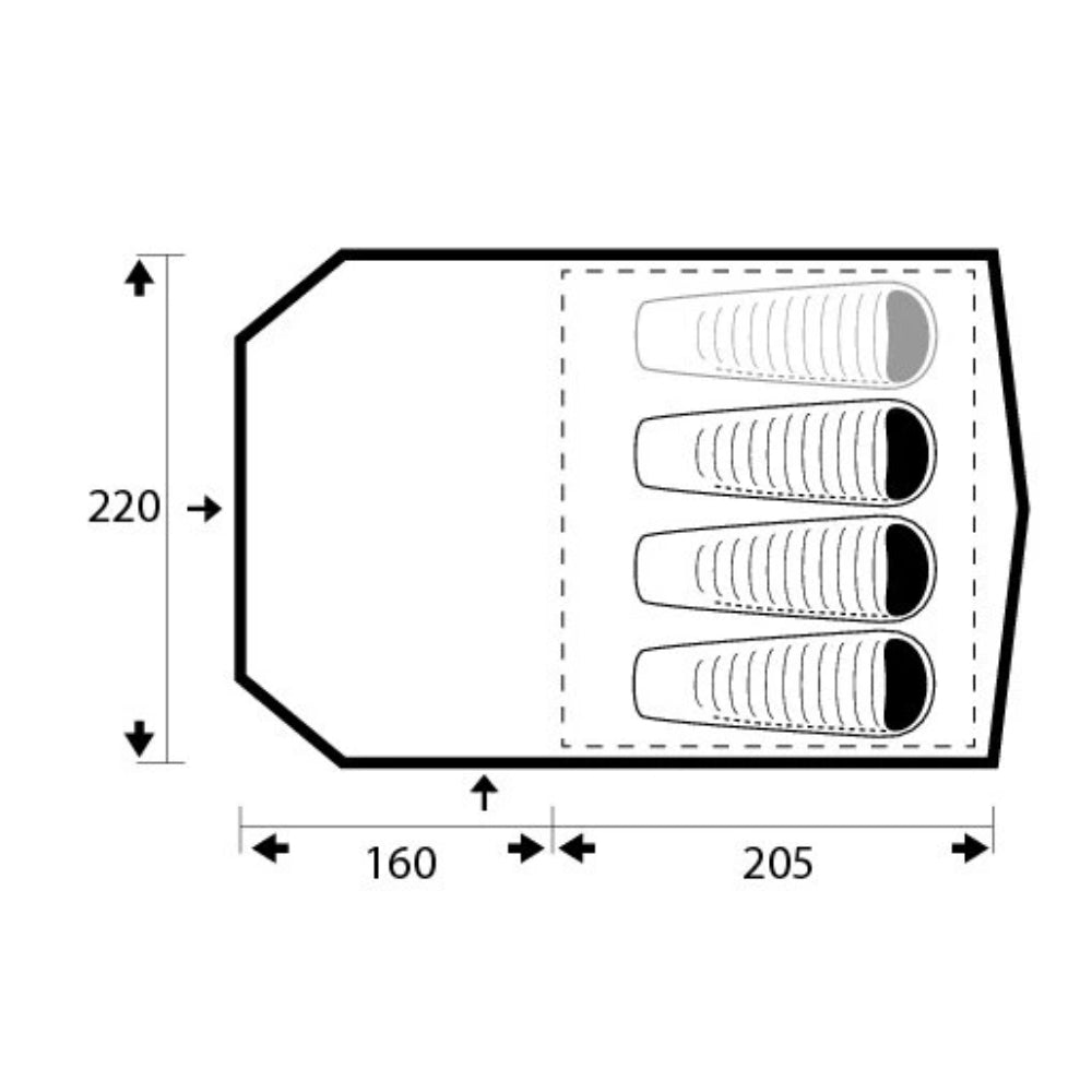 Trimm Tält Eagle II 4p
