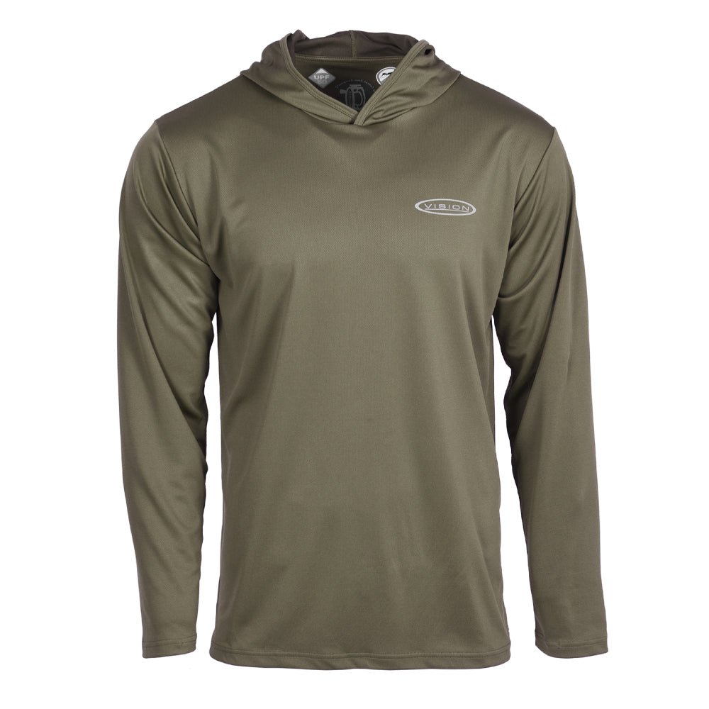 Vision Bamboo Bug & UV Hoodie Olive