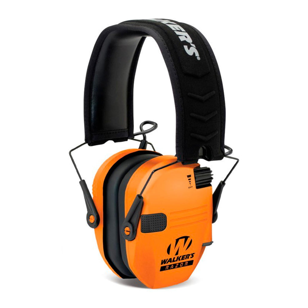 Walker's Razor Slim Electronic Muffs Blaze Orange