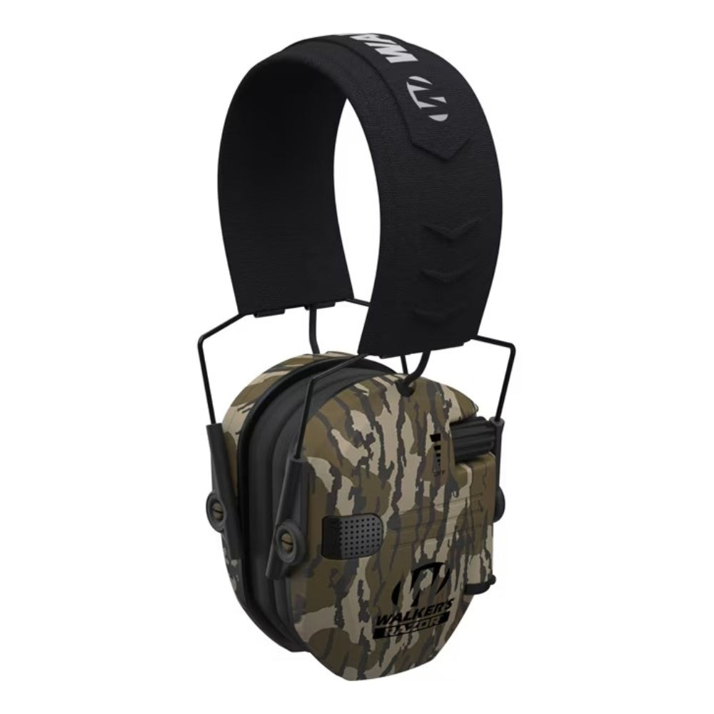 Walker's Razor Slim Electronic Muffs Mossy Oak Camo