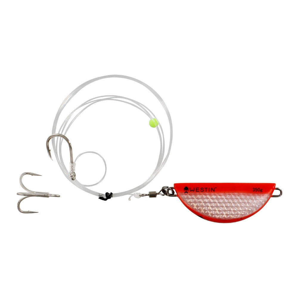 Westin Halibut Anti Twist Rig 350g Orange Flash