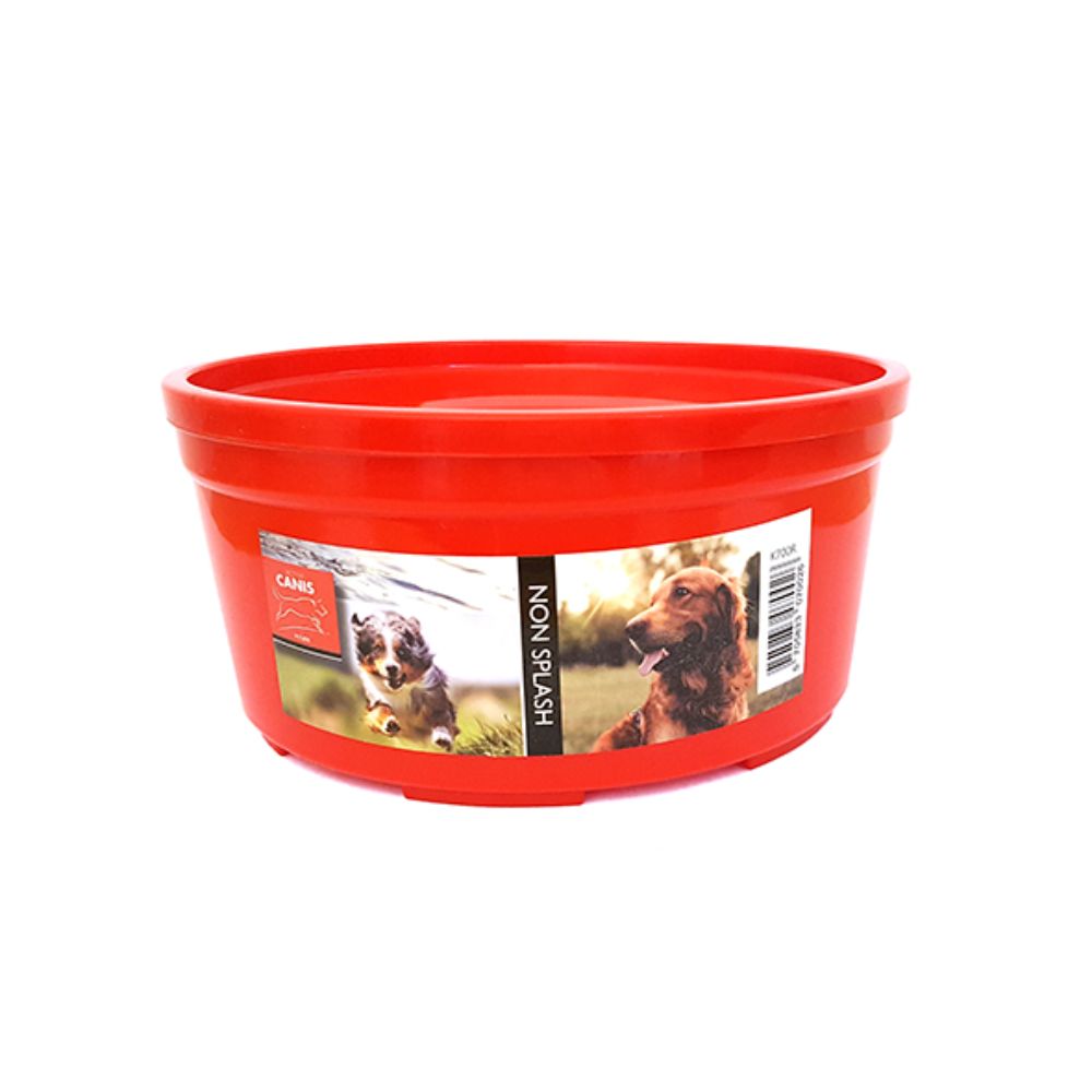 Active Canis Non spill Skål Röd Plast 1,4L 18cm