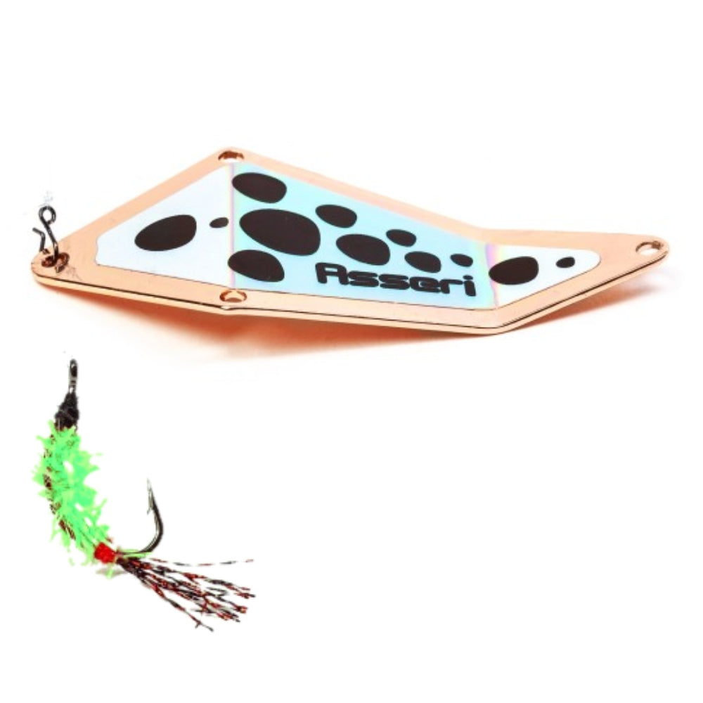Asseri Arctic Char Lure Fly - Silver Svart