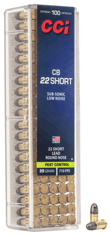 CCI.22LR Short Subsonic Low-noice 29gr