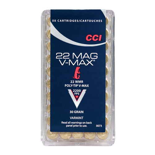 CCI 22WMR 30gr V-Max Polytip