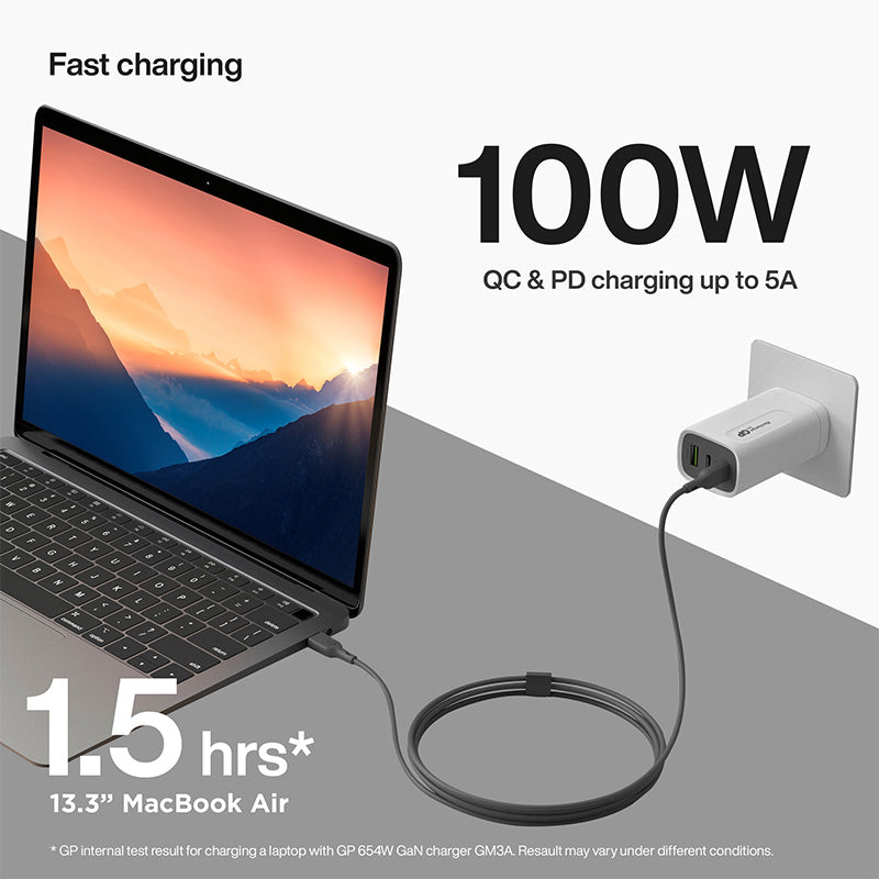 GP Essential Cable USB-C to USB-C 100W