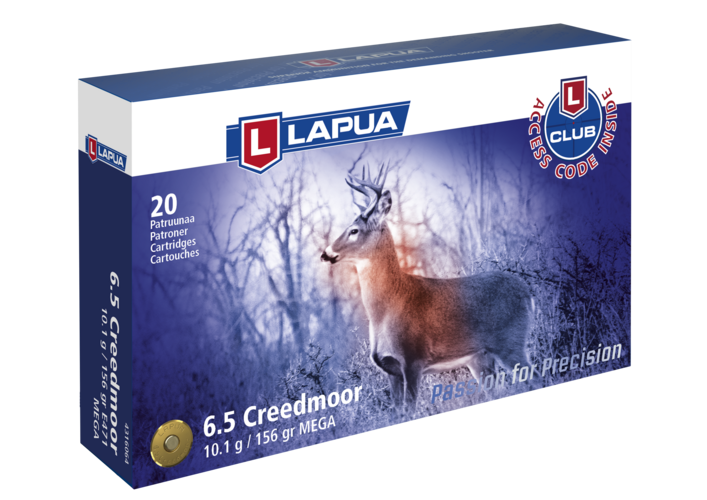 Lapua 6,5 Creedmoor 10,1g Mega