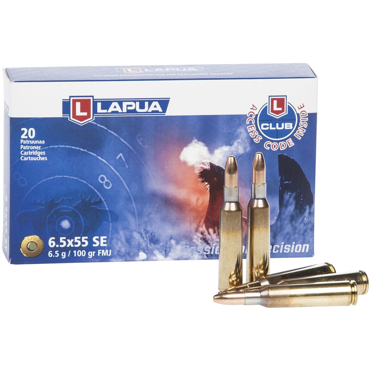 Lapua 6.5X55 6,5g Trainer FMJ