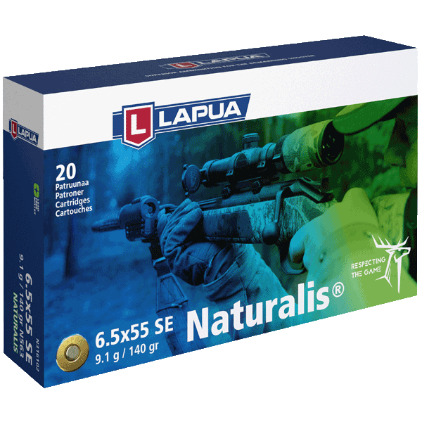 Lapua 6,5x55 9,1g 140gr Naturalis