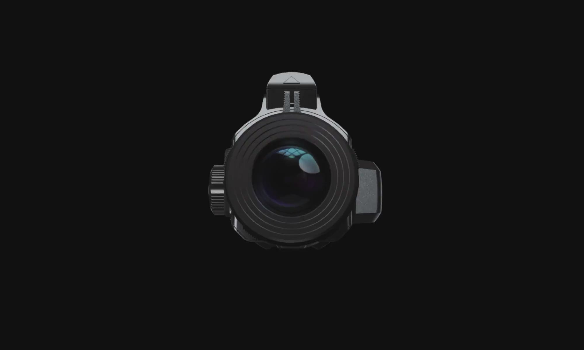 Nocpix Mate Ultra värmesikte clip-on monterad på kikarsikte