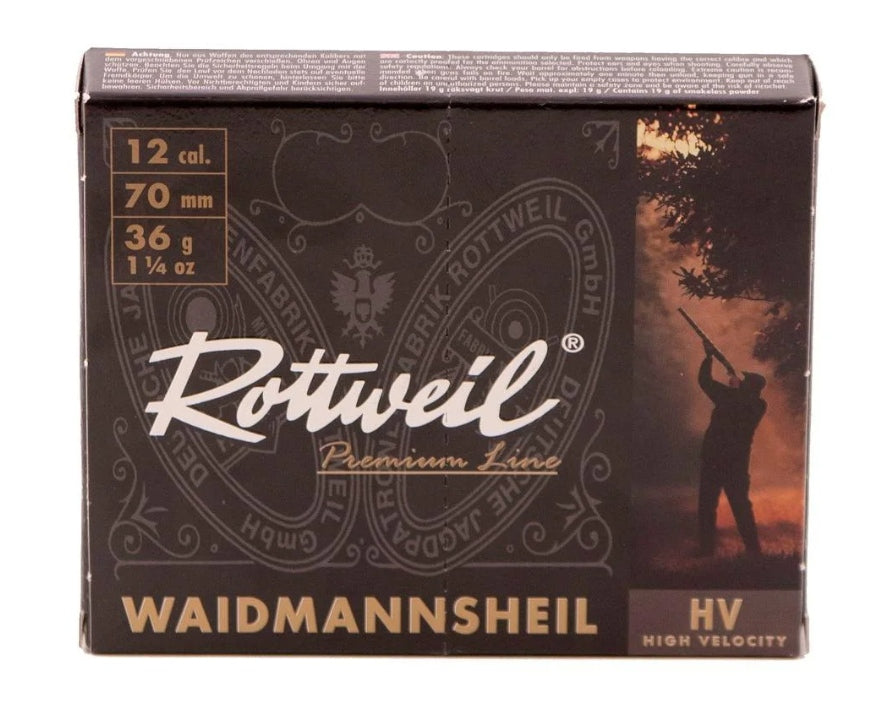 Rottweil Waidmannsheil Cal 12 US 6 36g