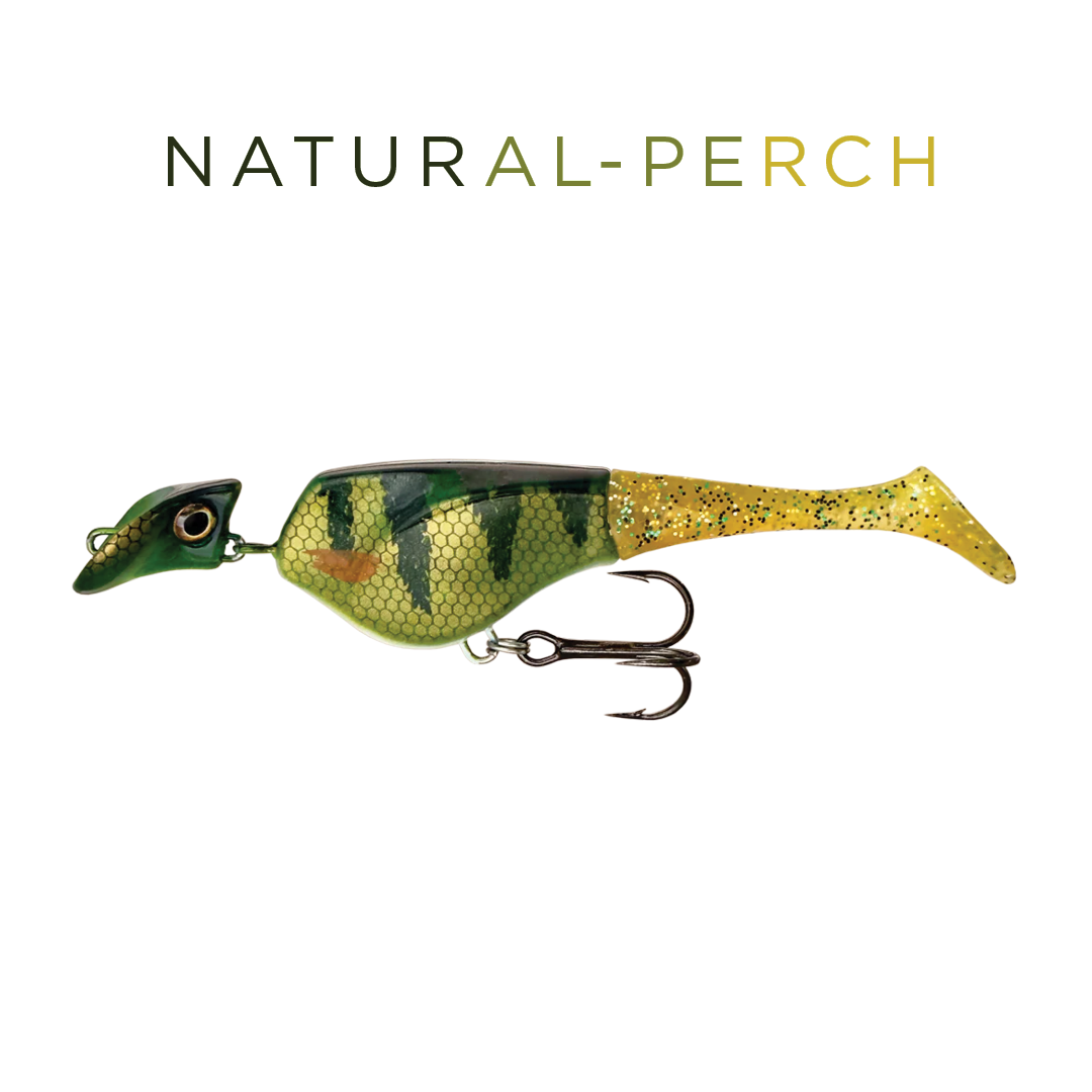 Headbanger Shad 11 cm Suspending – Natural Perch